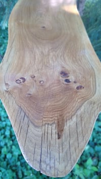 Image 3 of Live edge oak table