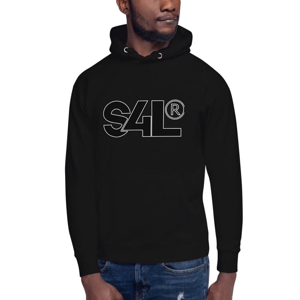 Image of Solid 4 Life™ Black Logo Unisex Hoodie