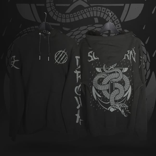 Image of DROWN - HOODIE (STEALTH BLACK)