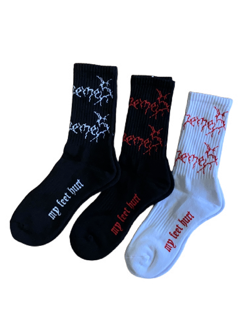 MY FEET HURT METAL SOCKS [3 PACK]