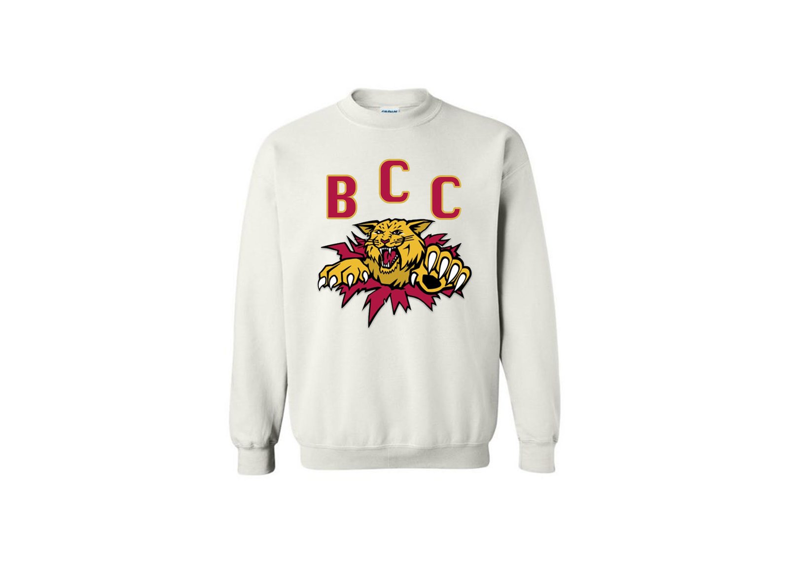 Vintage B CC Crewneck White 1904 Apparel