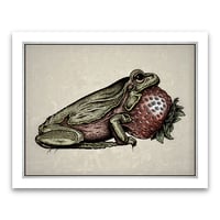 Strawberry Frogs Forever - 8x10" PRINT