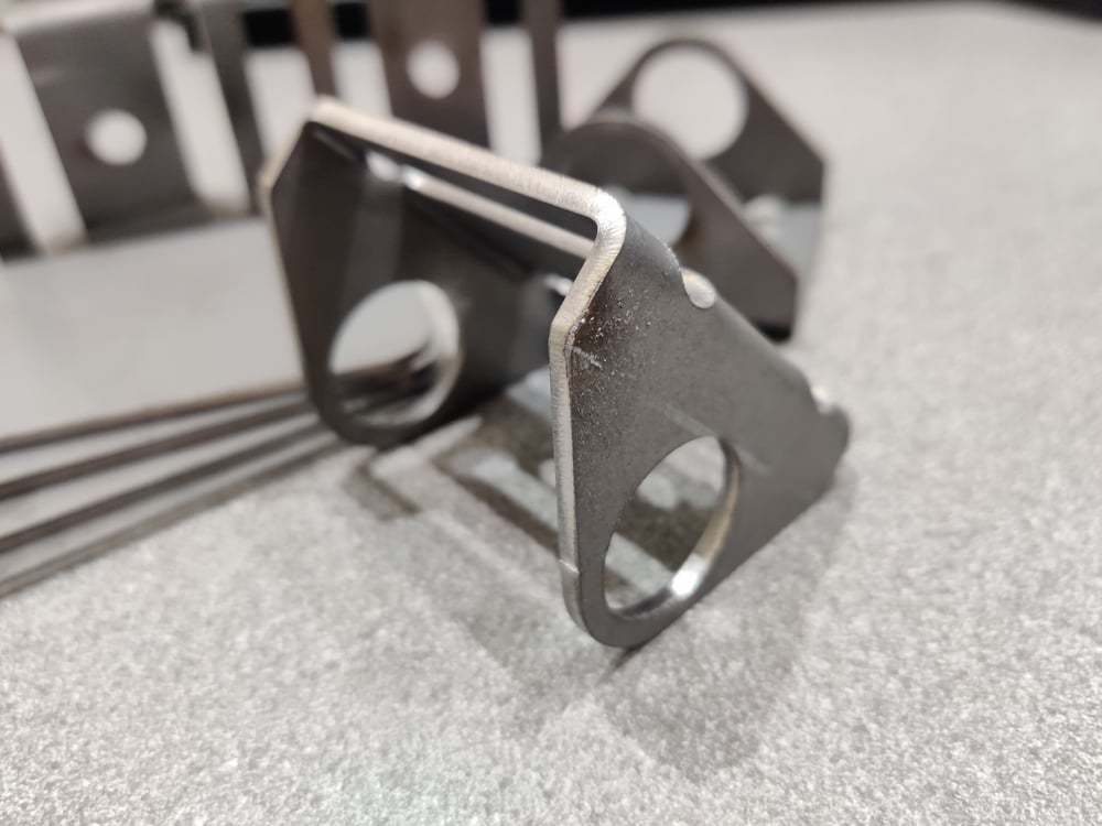 Bucket seat weld in brackets