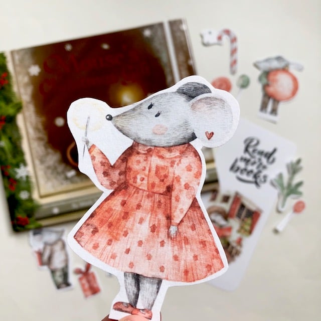 Image of Christmas Mouse Printable Storycraft 