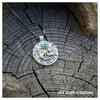 Collier aventurine disque de Phaistos