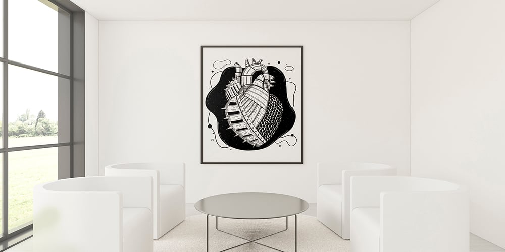 Image of Ilustración Armor Heart