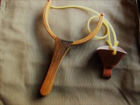 Image 2 of Handmade oak catapult