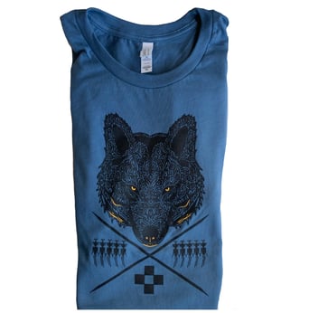 Coyote T-shirt - blue — The Federales