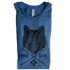 Ban / Coyote (on steel blue T-Shirt) 