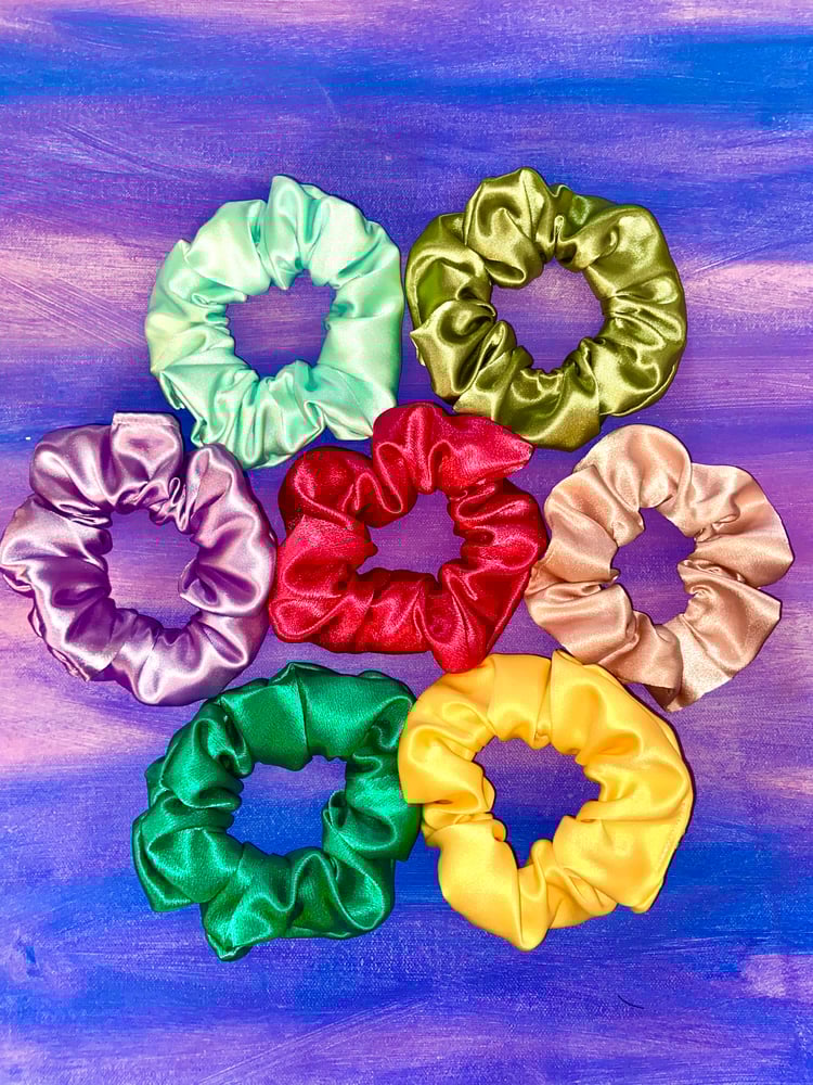 Image of Satin Scrunchies