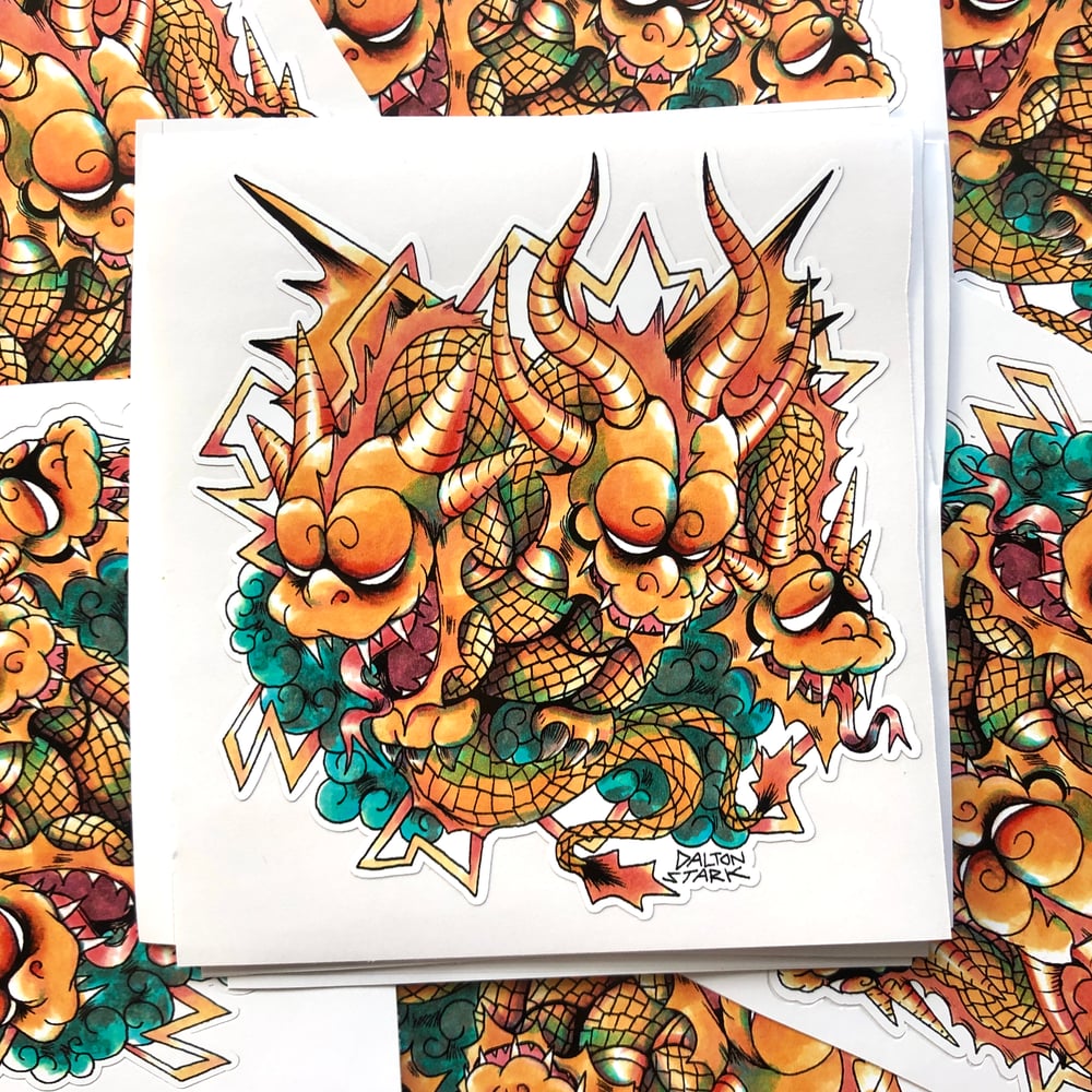 Image of King Ghidorah Sticker