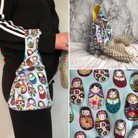 Image 1 of Knitting/Crochet Project Bag - Russian Dolls 