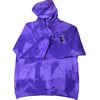Bleach dye hoodie | Purple 