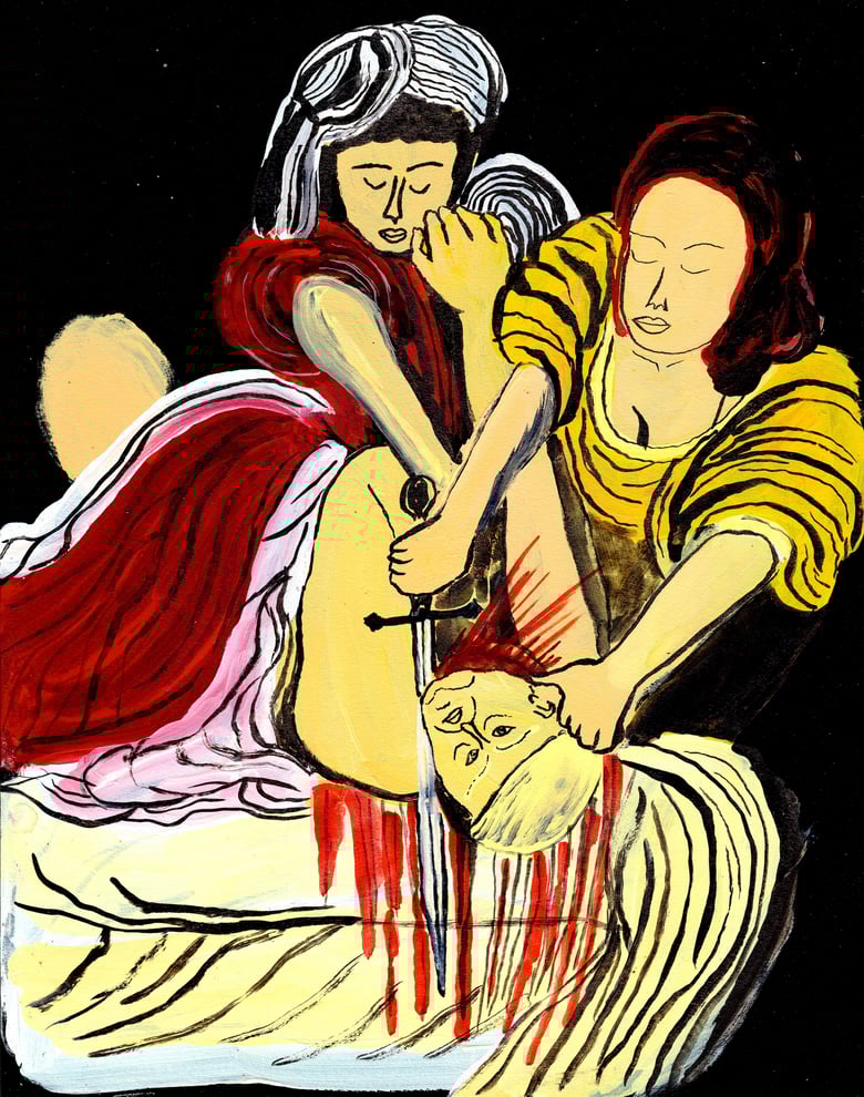 Image of Judith Beheads Holofernes PRINT 2024 Edition of 5, 17x20 inches