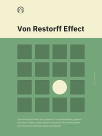 Image 1 of Von Restorff Effect Poster