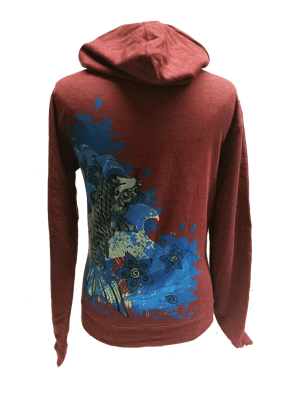 Image of Koi Supersoft Organic Cotton Zipper Hoodie