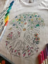 WOW "Tree Cats" Coloring T-Shirt and Pens