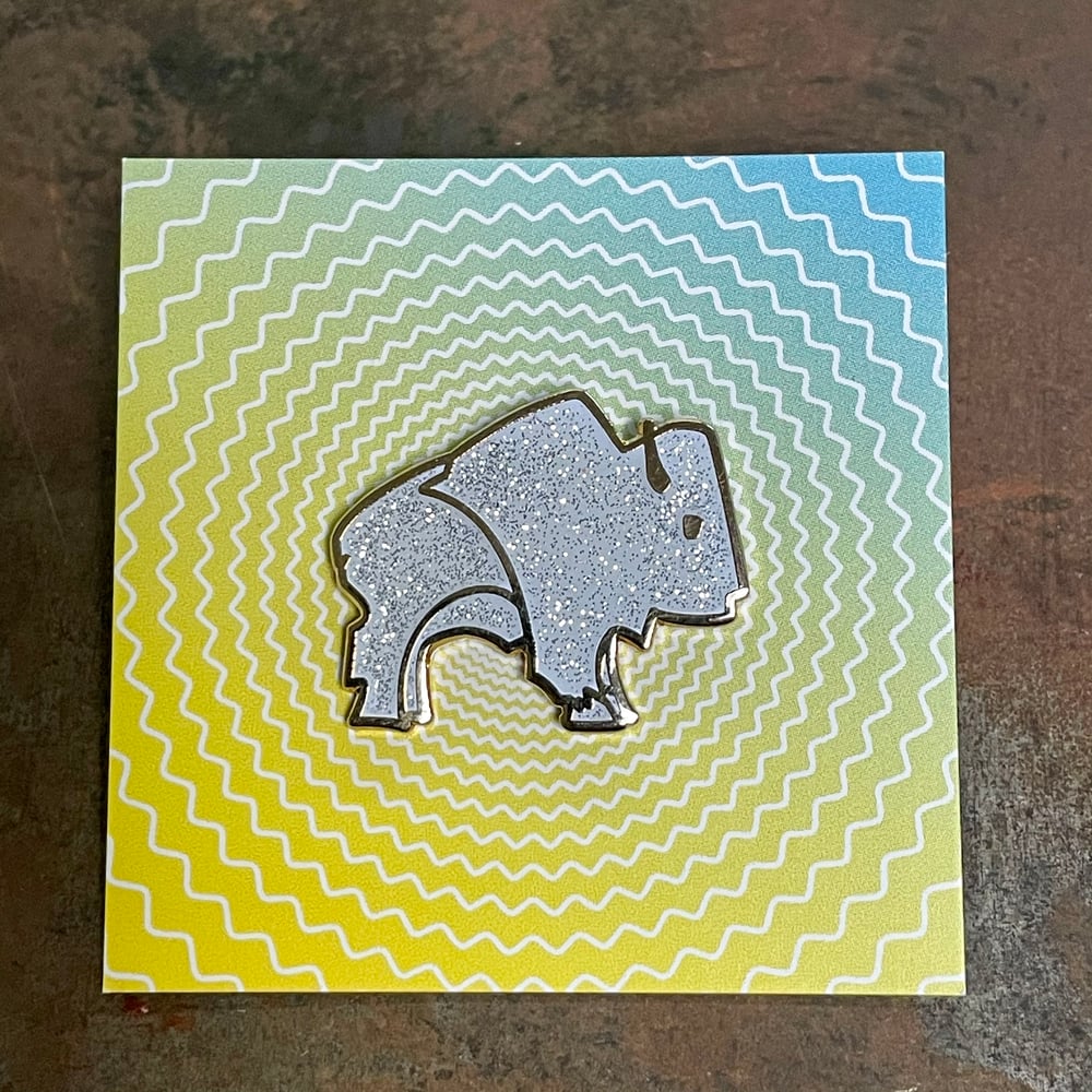 Bison Pin - Glitter