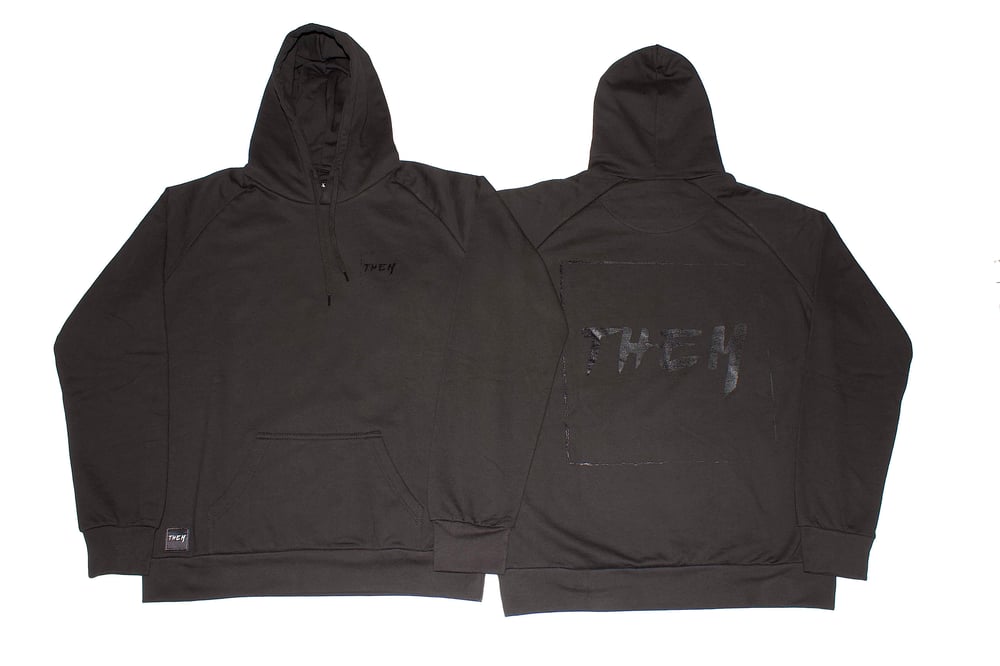 Image of Block Hoodie - Black/Clear
