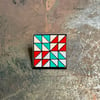 Quilt Block Pin - Four Winds