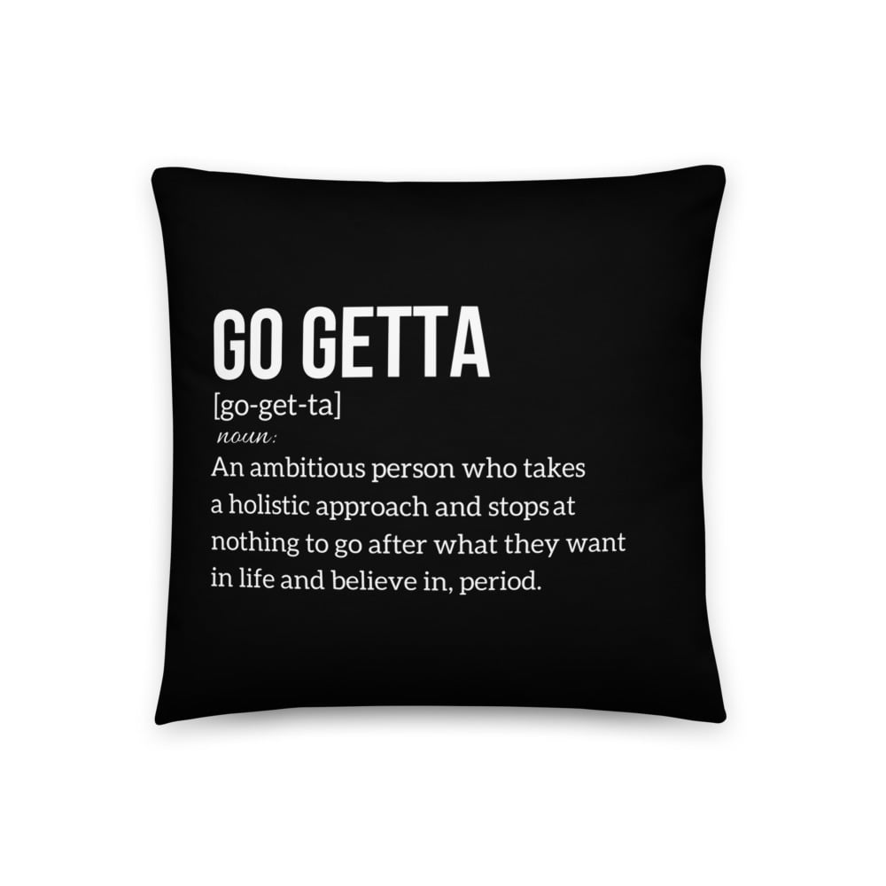 Image of The Definition Pillow (Black)