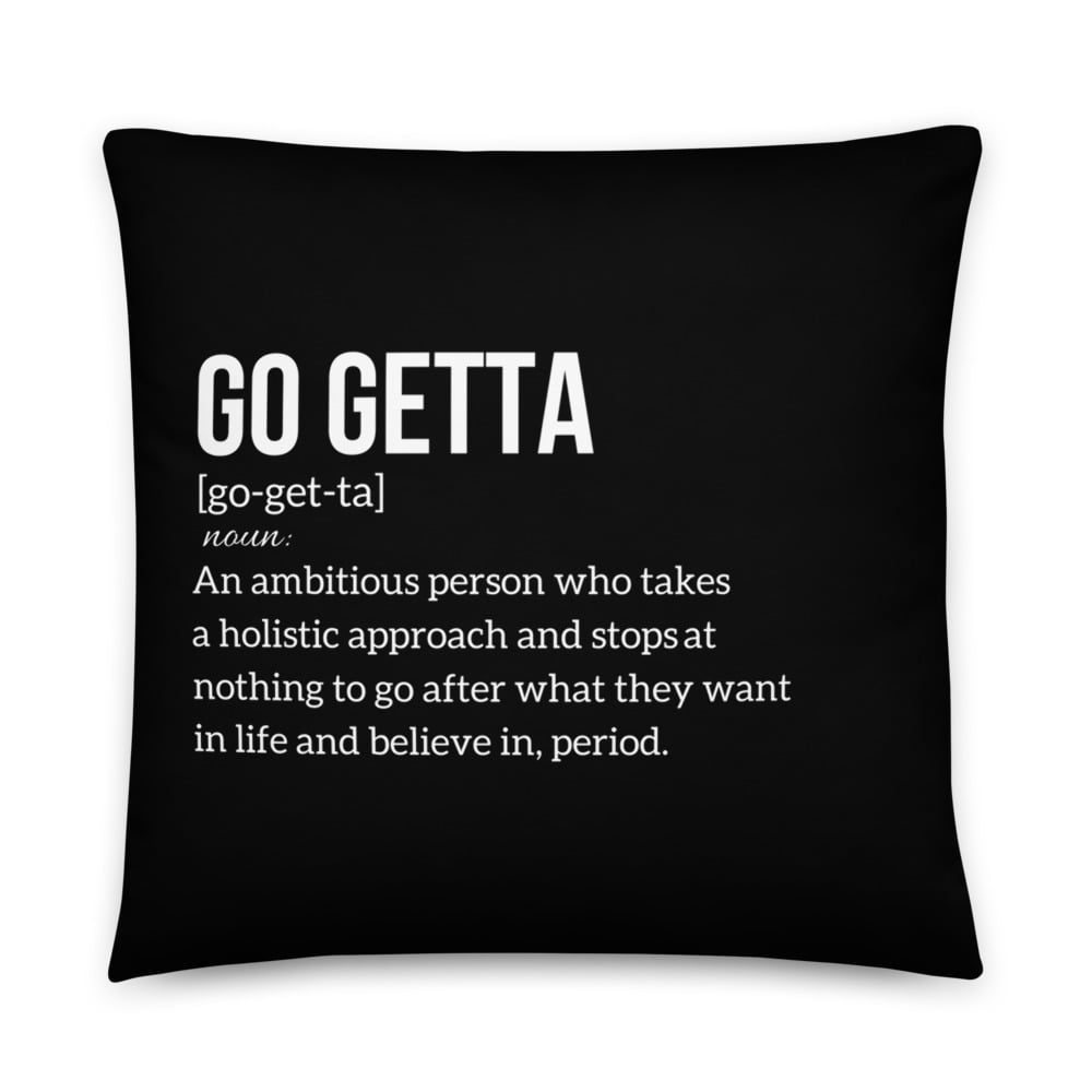 Image of The Definition Pillow (Black)