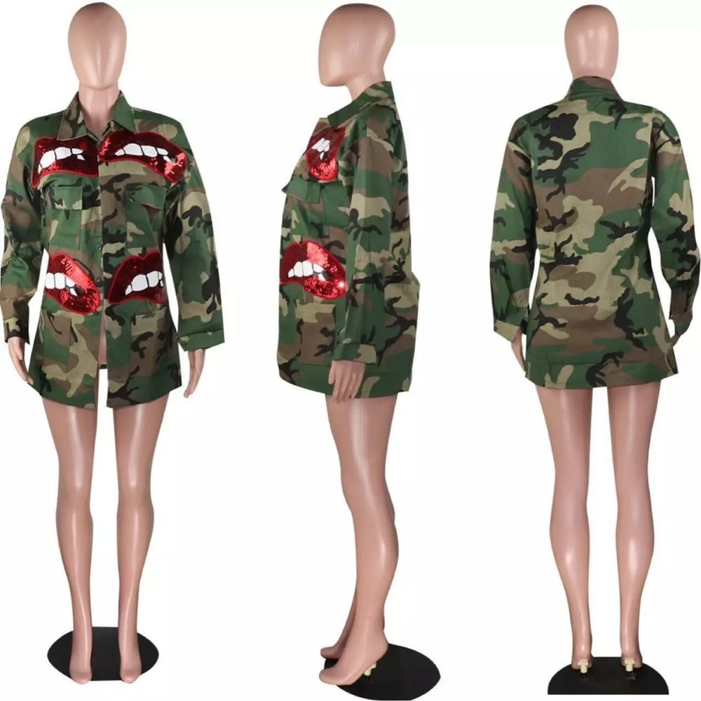 Army cherry lips jacket