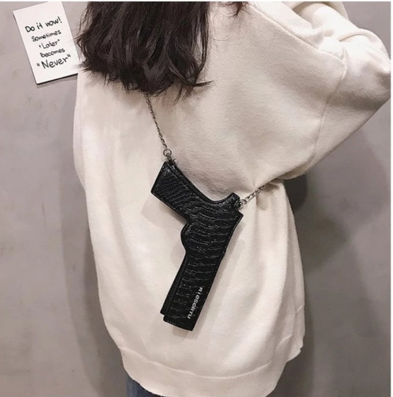 Crossbody Fashion Gun Purse Image 3