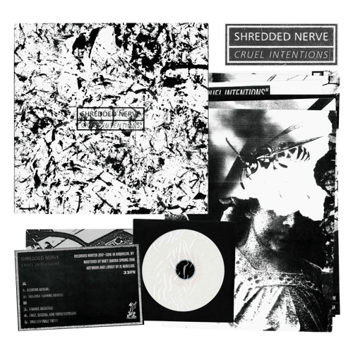 Image of Shredded Nerve "Cruel Intentions" LP Limited Edition