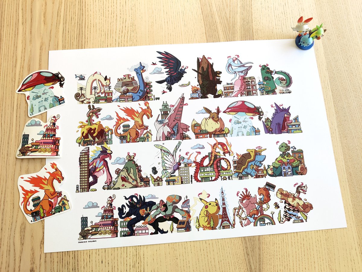Image of Pokekaiju parade! + 3 Stickers