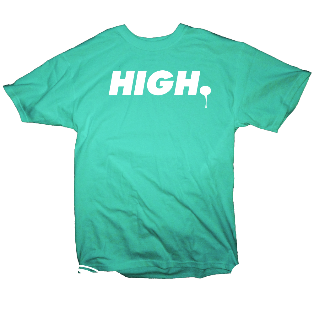 "HIGH." T-shirt (multiple colour ways available)