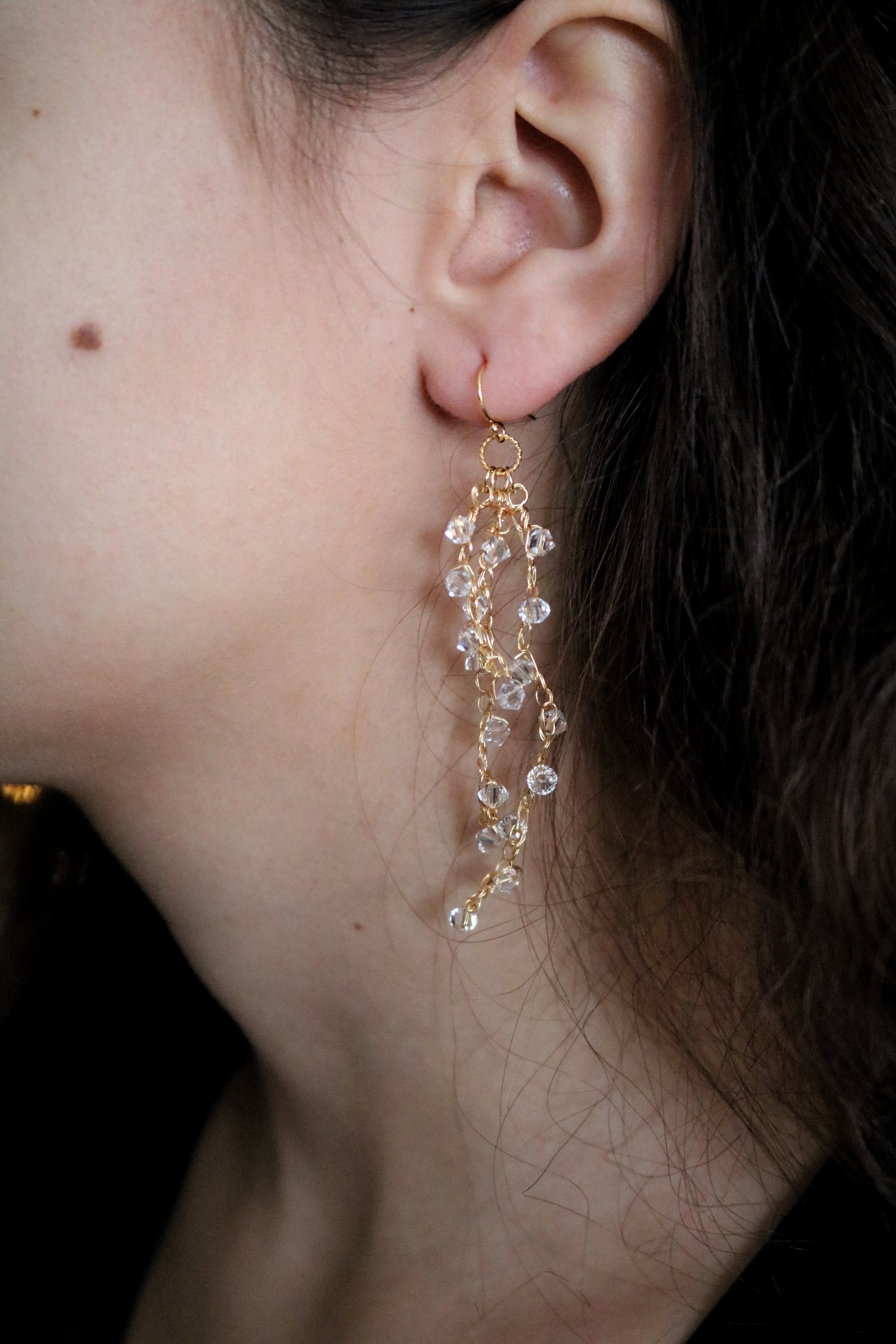 WISTERIA Earrings - Frost | Mahliqa