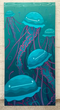 Image 2 of Jellyfish canvas