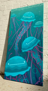 Image 3 of Jellyfish canvas