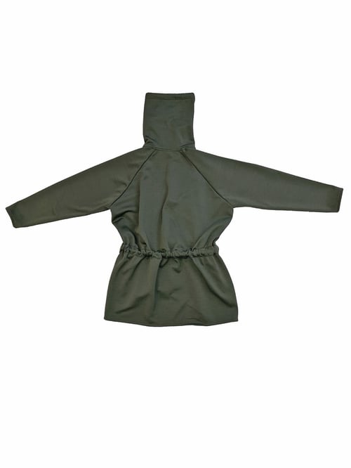 Image of FOS Robe - Wool- Dark green