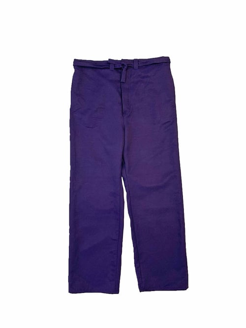 Image of FOS Trousers - Viscose- Dark Purple