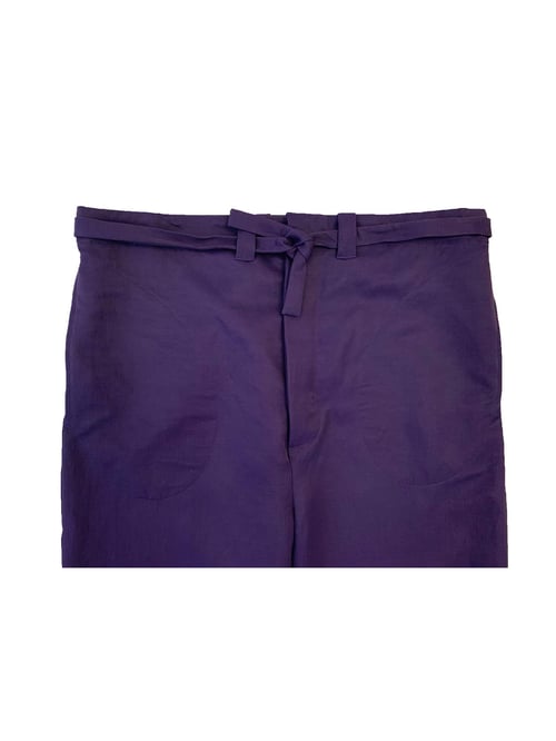 Image of FOS Trousers - Viscose- Dark Purple