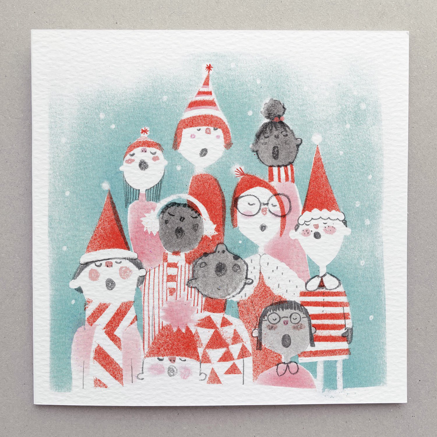 Carol Singers Card