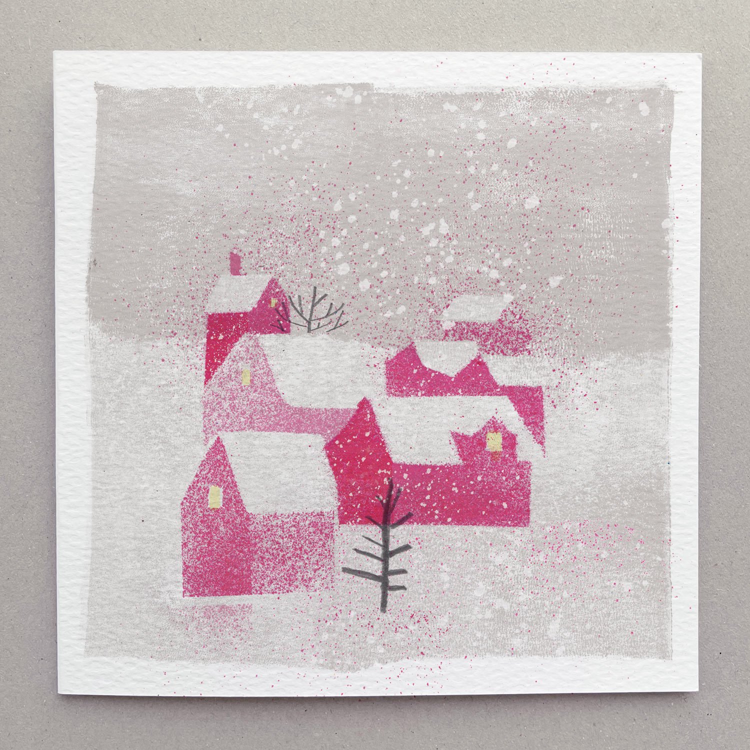 Pink Houses Card