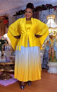 Image 1 of Pleated set