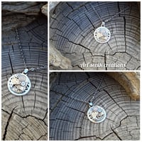 Image 3 of Collier quartz rose fleur de vie