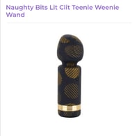 Image 1 of Naughty Bits Lit Clit Teenie Weenie Wand