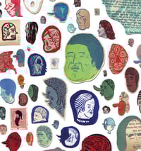 Image 2 of 'Heads' - A2 Poster
