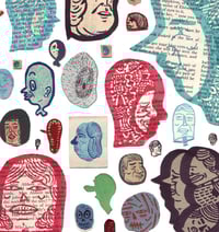 Image 3 of 'Heads' - A2 Poster
