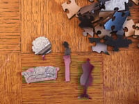 Image 3 of Sweet Tidings, unique custom laser cut wooden puzzle