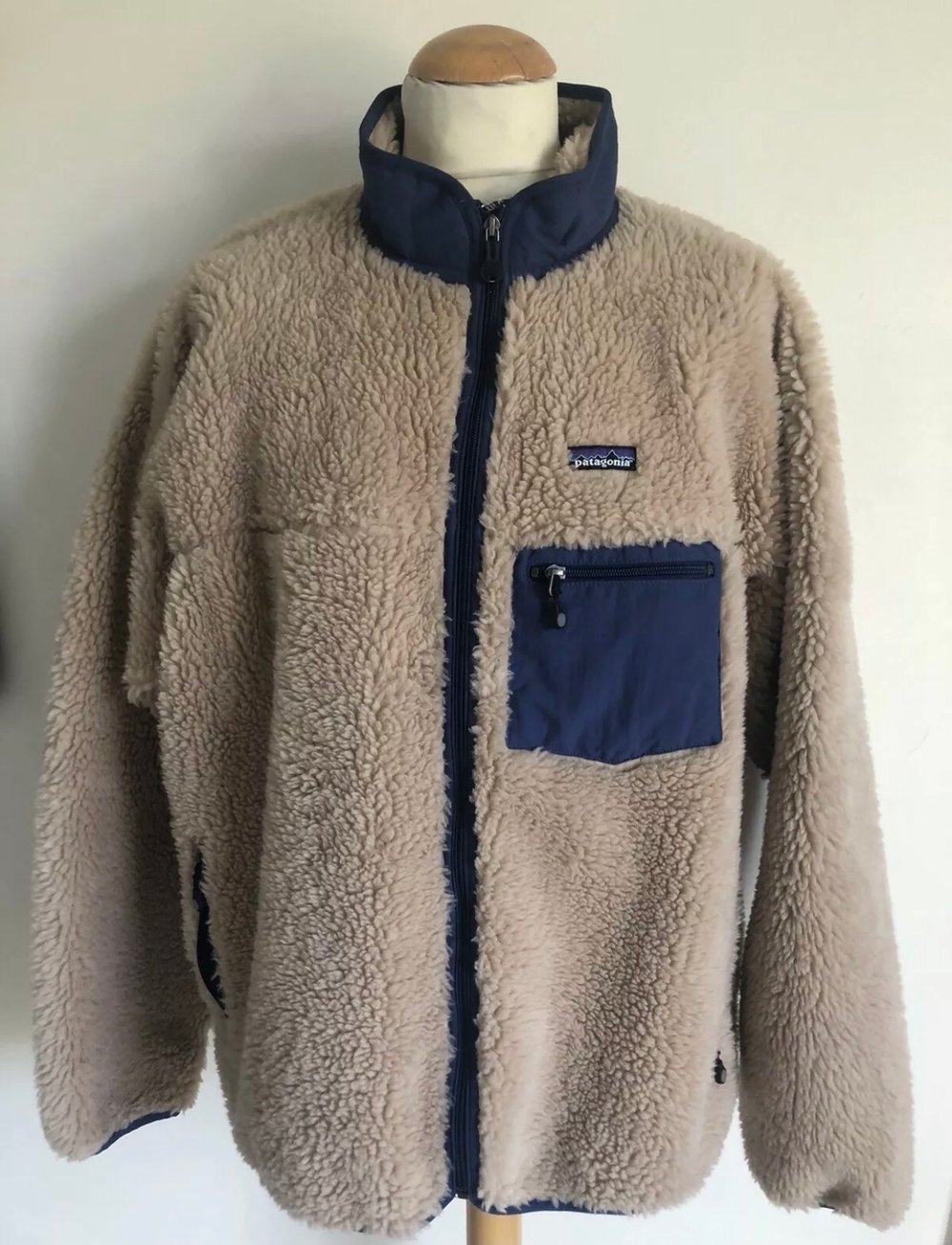 Image of Patagonia Retro X Fall 04 Deep Pile Jacket Deadstock XXL 