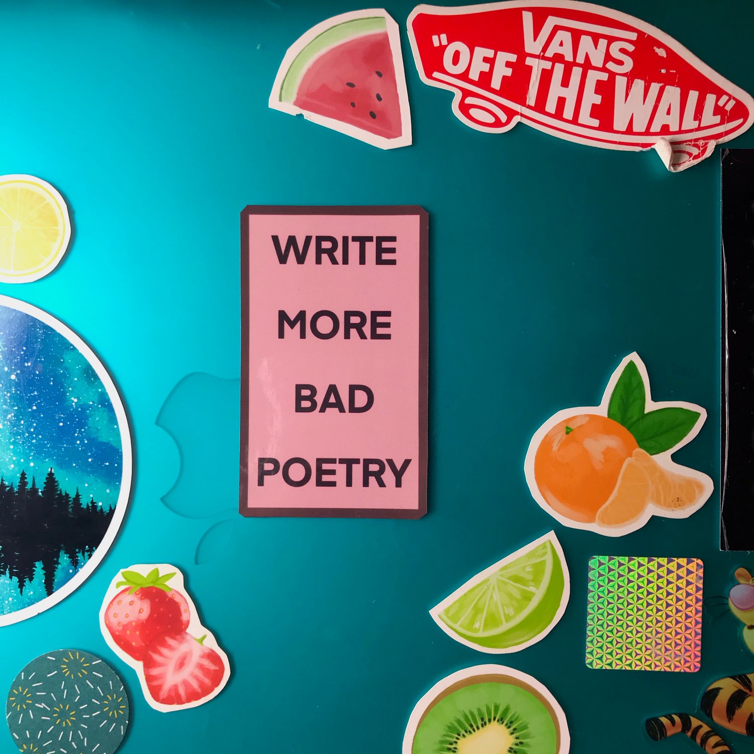 Image of ADD ON ITEM - poetry sticker