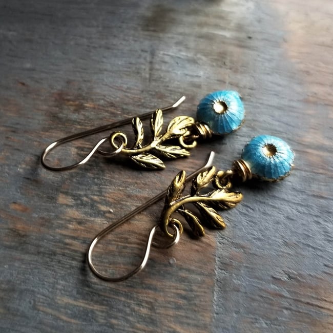 Blue Bell Earrings