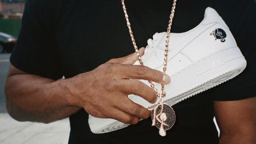 Image of NIKE AIR FORCE 1 LOW ROC-A-FELLA (AF100) AO1070-101