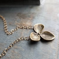 Image 1 of Bronze Orchid Bloom Necklace